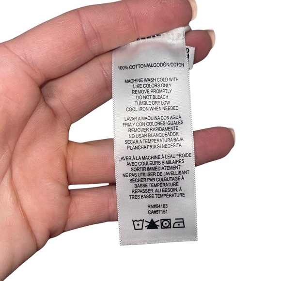 CALVIN KLEIN PERFORMANCE 100% Cotton Rolled Cuff Crop Top XL NWT - Picture 6 of 8